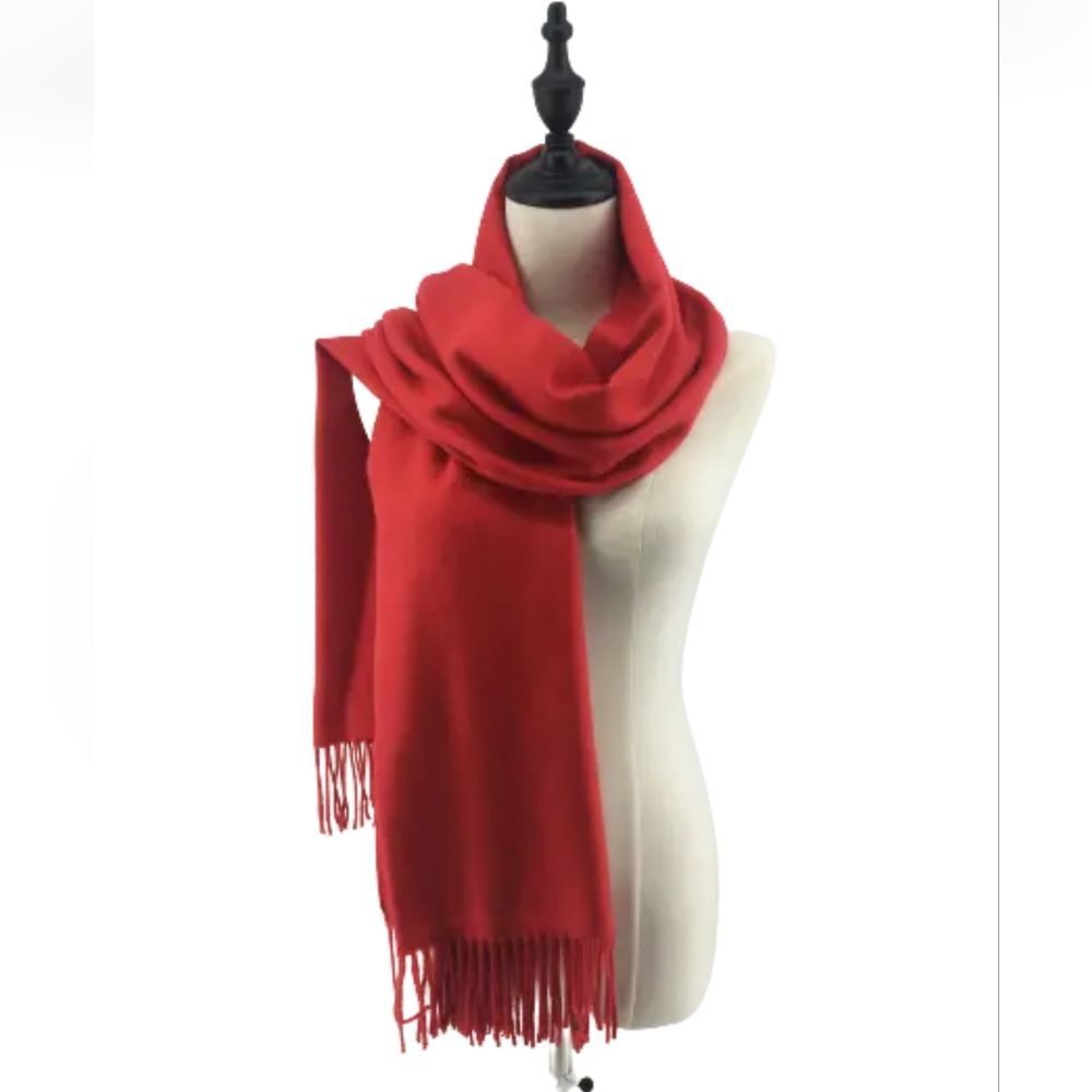 Winter Men Women Warm Cashmere Thick Scarf Shawl Wraps Wool Scarves US Seller